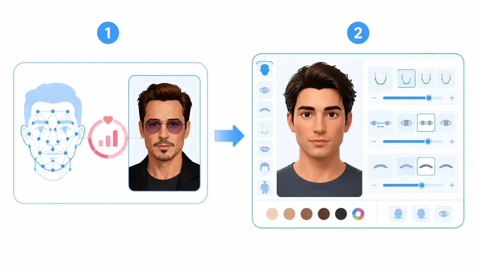 Turning a face match into a Dress to Impress outfit