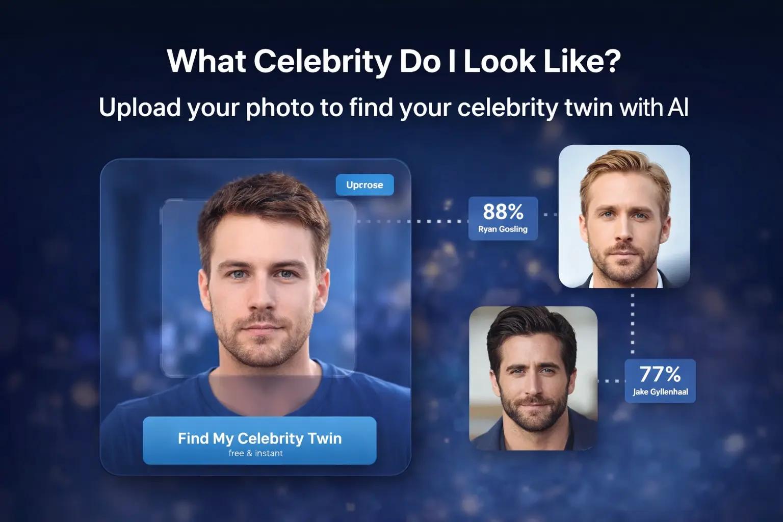 Upload a photo and see which celebrity you resemble